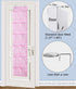 MISSLO Kids Over the Door Shoe Organizer Baby Hanging Shoe Rack Narrow Closet Storage bags with 12 Mesh Pockets for Girl Women Men Toddler Nursery...
