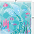 Mermaid Design Beverage Napkins (Pack of 16) - Enchanting Designs Perfect for Under-the-Sea Themed Parties & Celebrations...