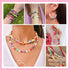 Gionlion 1000PCS Polymer Clay Beads Bracelet Making kit, 24 Style Cute Fun Fruit Flower Rainbow Animal Heart Star Beads Charms for Jewelry Necklac...