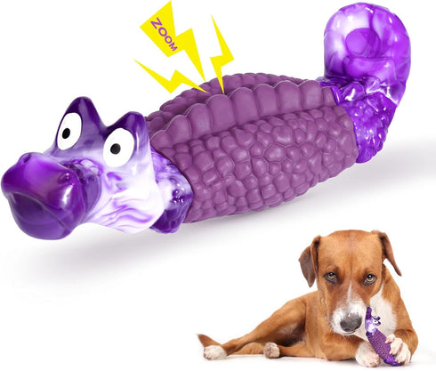 HGB Squeaky Dog Toys for Aggressive Chewers, Tough Indestructible Dog Chew Toy for Large Medium Dogs, Interactive Dog Toys to Keep Them Busy, Dog ...