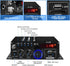 Bluetooth 5.0 Audio Power Amplifier AK-380 400W+400W 2.0 CH HiFi Stereo Amp Receiver with USB,SD,AUX,Remote Control,FM Antenna for Car Home Speake...