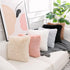 NordECO HOME Luxury Soft Faux Fur Fleece Cushion Cover Pillowcase Spring Decorative Throw Pillows Covers, No Pillow Insert, 18" x 18" Inch, White,...