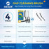 MEKER Crevice Cleaning Brush, Gap Cleaning Brush with Hard Bristle, Multifunctional Crevice Gap Cleaning Brush Tool for Kitchen, Bathroom, Tiles, ...