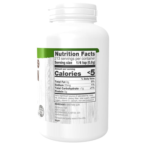 NOW Foods, Xanthan Gum Pure Powder, Kosher and Gluten-Free Natural Thickener, 6-Ounce...
