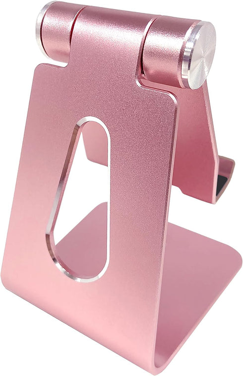 Cell Phone Tablet Stand Adjustable Multi-Angle Aluminum Non-Slip Dock Holder Cradle Charger Station Mount Foldable Portable Desktop Organizer Tabl...