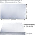 60 Sheets Silver Wrapping Tissue Paper - Artdly 20x14 Inch Recyclable Silver Metallic Tissue Paper Bulk Silver Wrapping Paper for DIY Arts Crafts ...