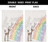 HOSNYE Cats and Dogs Garden Flags Double Sided Yard Flags Rainbow Bridge and Spirits A Pet Funeral Card Garden Flags 12x18 inch for Yard Outdoor D...