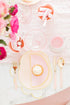 Sugar & Cloth 9 Inch Semi Circle Paper Plate, Pink with Gold Edge, 16 Count...