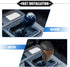 Automatic Gear Shift Knob Compatible for Toyota Highlander 2014-2019, Durable Faux Leather Plastic Black Yellow Undrilled Mahogany Pattern...