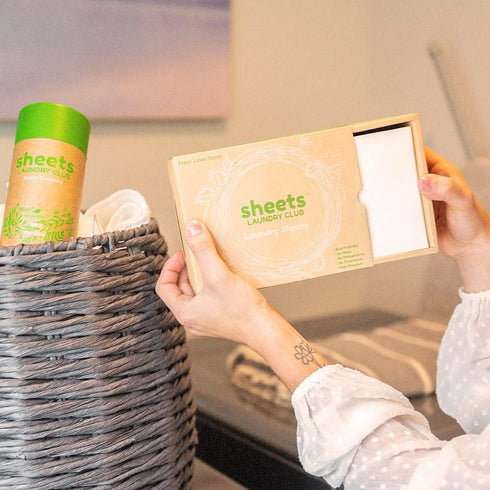 Sheets Laundry Club - As Seen On Shark Tank - Laundry Detergent - (Up to 100 Loads) 50 Sheets - Unscented - No Plastic Jug - New Liquid-Less Techn...