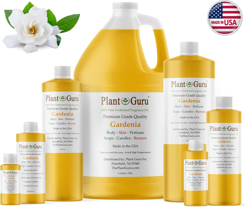 Gardenia Fragrance Oil 8 fl. oz. Scented Oil for DIY Soap Making, Candles, Bath Bombs, Body Butters. Used in Aromatherapy Diffusers, Burners and W...
