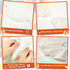 4 Pieces White Bibs for Baby Girl Bandana Bibs Baby Bandana Drool Bibs 360 Bibs for Baby Girl Muslin Bibs Set for Teething Toddler...