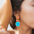 80pcs 15mm/20mm/25mm/30mm Earrings Beading Hoop Earring Findings Brass Round Circle Charms Open Bezel Pendant Frame for DIY Jewelry Earrings Makin...