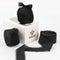 MEEDEE Black Chiffon Ribbon 1 Inch Frayed Ribbon Chiffon Silk Ribbon Black Fringe Ribbon Thin Chiffon Ribbons for Crafts, Gift Wrapping, Wedding I...