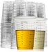 Prestee 50 Disposable Measuring Cups 8 oz - Plastic Paint Measuring Cups and Disposable Mixing Cups for Epoxy Resin - Versatile, Clear Measurement...