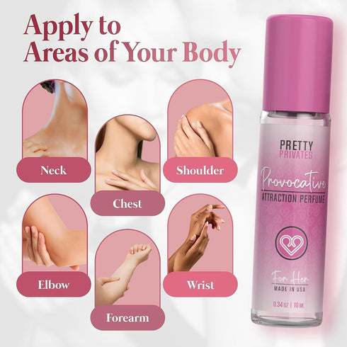 Pheromones Perfumes For Women - Made in USA - Enhanced Scents Pheromones For Women - Long-Lasting Pheromone Perfume For Women Attract Men - Pherom...