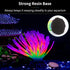 Uniclife Aquarium Imitative Rainbow Sea Urchin Ball Artificial Silicone Ornament with Glowing Effect for Fish Tank Landscape Decoration...
