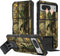for Google Pixel 8 Pro Phone Case with Slide Camera Cover Built-in Kickstand Camouflage Tree Design for Women Men Dual Layer Hybrid Hard PC & Soft...