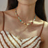 Beaded Necklace for Women, Colorful Gemstone Choker Necklaces Boho Cute Necklace Handmade Crystal Summer Beach Jewelry for Teen Girls...