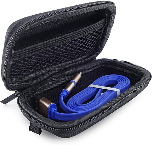 USB Flash Drive Case Bag, EVA Shockproof, Pressure Proof and Waterproof Hard Carrying Travel Case Bag for USB Cable, Earphones, Memory Cards, U Di...