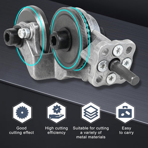Electric Nibbler Metal Cutter Electric Drill Plate Cutter Attachment Sheet Metal Cutter Tool Electric Nibbler Metal Cutter (Universal)...