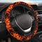 Flames Burning Fire Elastic Steering Wheel Cover, Universal 15 Inch Fit, Neoprene Rubber Car Steering Wheel Covers, Anti-Slip Car Accessories For ...