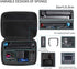 SUREWO Surface-Waterproof Carrying Case Compatible with GoPro Hero 12/11/10/9/8/7/(2018)/6/5 Black,DJI Osmo Action,AKASO/Campark/YI Action Camera ...