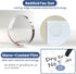 Clever Clean Non-Magnetic Dry Erase Calendar for Fridge, Reusable Calendar with 6 Dry Erase Markers, Whiteboard Calendar Sticks to Any Smooth Surf...