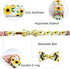 Spring Dog Collar - Sunflower Dog Collar Bows for Dogs Bowtie Pet Collar Adjustable Dog Collar Girl Dog Collar for Small Dogs...
