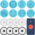 Lanstics 18-Piece Halloween Grip Molds - Ghosts, Monsters Pattern, Epoxy Resin, Silicone Top, Phone Holder, Stand Molds for DIY Crafts...
