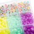 1020Pcs Candy Color Acrylic Alphabet Letter Beads Round Number Heart Star Beads Colorful Plastic Pastel Kandi Loose Beads Bulk for Bracelets Jewel...