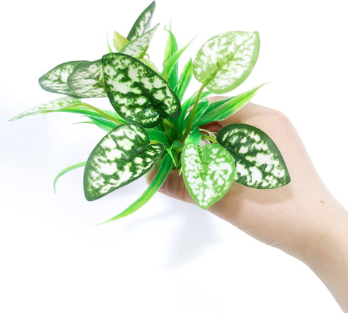 2PCS Aquarium Plastic Plants Betta Fish Tank Decorations, Aquarium Silk Plant Aquatic Decor...