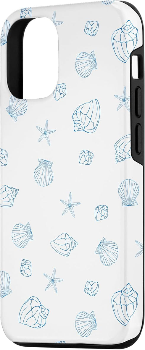 iPhone 12/12 Pro Trendy Coastal Granddaughter Aesthetic Preppy Shells Ocean Case...
