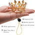 PET SHOW 2pcs Small Dog Crown Headband Puppies Rabbit Cat Hat for Birthday Party Silver Gold Rhinestone Faux Pearl Crown for Boy Girl Wedding Hair...