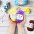 LEMESO 12 Skeins Mini Yarn, 12 Colors 100% Acrylic Mini Knitting Yarn, Great for Knitting Crochet Crafts......