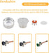 630-7500 Vacuum Breaker Service Parts Kit Compatible with Prier Outdoor Wall Hydrant Series 400/500, Also Fit for Mansfield 400 500 Series Wall Hy...