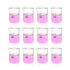 Upgrated 10ml Beaker set, 12pcs of beaker shot glasses, Low Form Glass Beakers set, 3.3 Boro with Printed Graduation, LVA036...