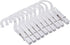 Fox Run Laundry Hooks, Set of 10 Clothing Pin Hooks, White...
