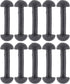 ApplianPar Replacement Leg Band Connectors for Vintage Figures Toys Black Rubber Pack of 10...