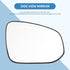 ECCPP Passenger Side Exterior Mirror Glasses, Right Side Rear View Mirror Glass Door Mirror Glass Replacement fit for 2013 2014 2015 2016 2017 201...