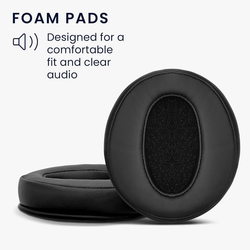 kwmobile Ear Pads Compatible with Sennheiser HD450BT / HD350BT Earpads - 2X Replacement for Headphones - Black...