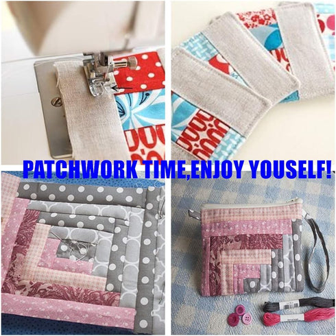 14 Pieces Assorted 7 Designs Square Fabric Bundles Sewing Square Patchwork Precut Fabric Scraps for DIY Quilting Applique Doll Dress Making (Purpl...
