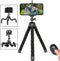 Phone Tripod, Portable Flexible Tripod for iPhone Android Cell Phone with Remote and Universal Clip, Small Tripode iPhone Stand Camera Holder for ...