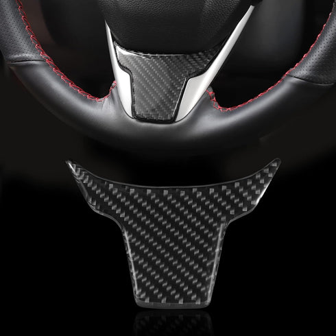 TOMAL Steering Wheel Cover Trims Compatible with Honda Civic Steering Wheel Cover Panel Frame Inner Wheel Button Sticker 2016 2017 2018 2019 2020 ...
