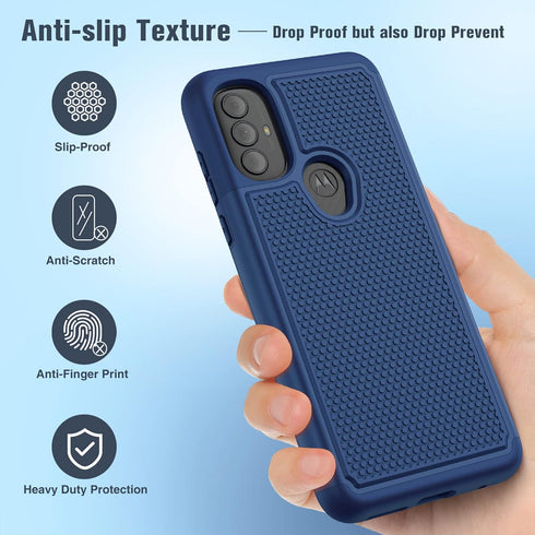 BNIUT for Motorola Moto G Power 2022 Case: Moto G Play 2023 case & Moto G Pure 2021 case - Dual Layer Protective Heavy Duty Phone Cover Shockproof...