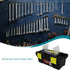 Utoolmart 10-inch Tool Box, Plastic Tool Box with Removable Tool Tray,Organizer and Storage for Tools,Parts,Toys, Art 9.8 x 4.7 x 3.9 inches Black...