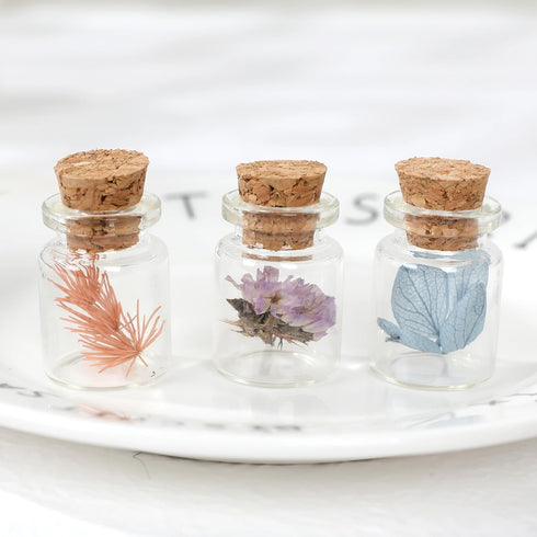 Magic Season Decorative Glass Bottles (12 Pcs / 0.17 fl oz.)...