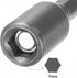 uxcell Quick-Change Nut Driver Bit, 1/4" Hex Shank 7mm Magnetic Nut Setter Drill Bits, 1.89" Length, Metric...