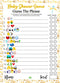 LOTUS-A Baby Shower Games - Hilarious Guess The Phrase and Predictions Cards 30 Thick Cardstocks 7x5 inches Printed Front Back Side Answer Keys In...