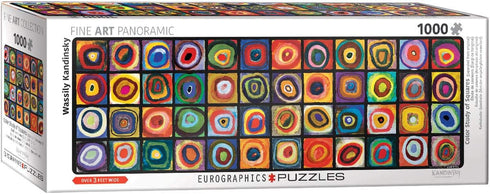 EuroGraphics Color Squares Panoramic by Wassily Kandinsky 1000-Piece Puzzle (6010-5443)...